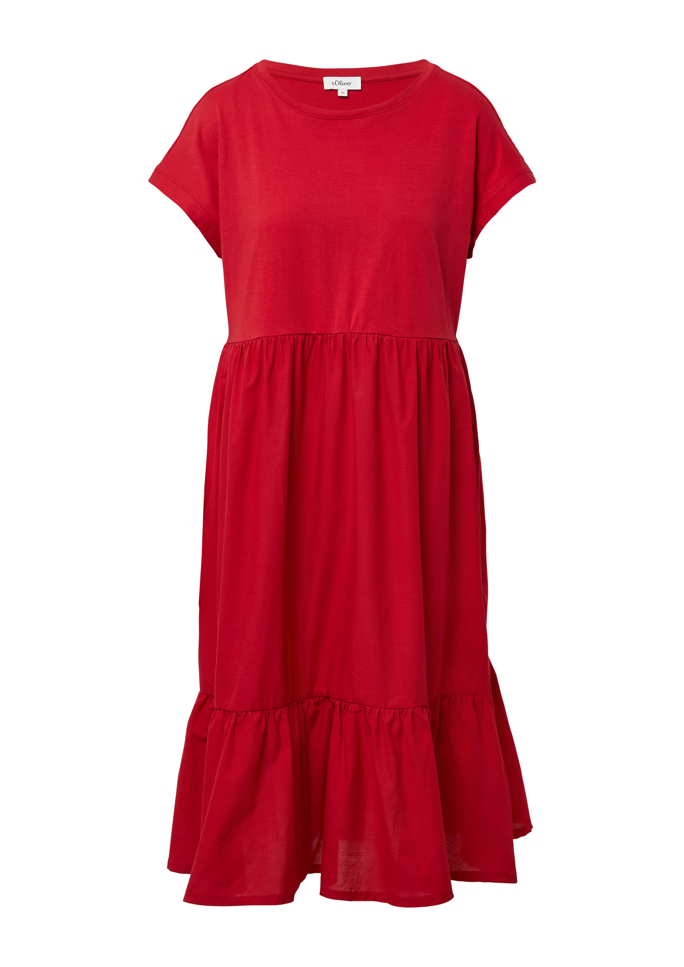 s.Oliver Jurk in Rood: voorkant