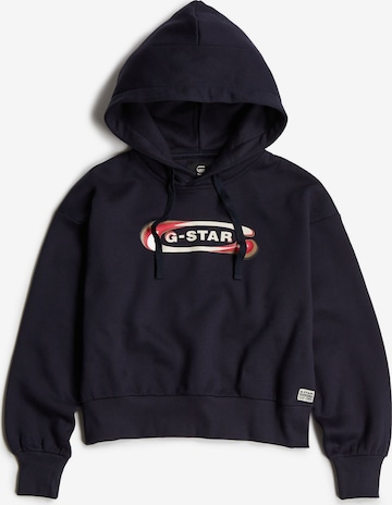 G-STAR Sweatshirt 'Old Skool' in Blauw: voorkant