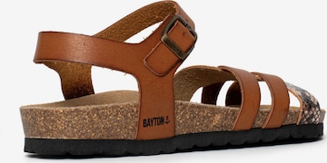 Sandales à lanières 'Denia' Bayton en marron