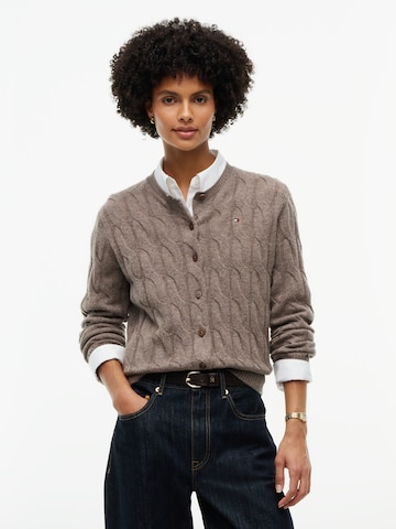 TOMMY HILFIGER - Cárdigan en marrón: frente
