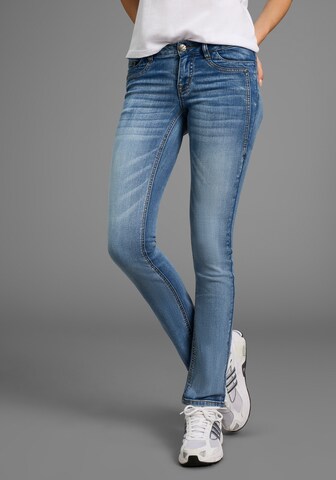 ARIZONA Slimfit Jeans in Blau: Vorderseite