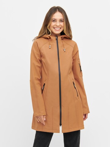 ILSE JACOBSEN Raincoat in Brown: front