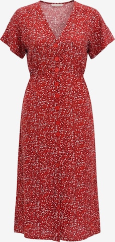 LYN MAMA Jurk in Rood: voorkant