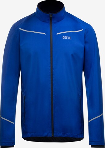 GORE WEAR Athletic Jacket in Blue: front