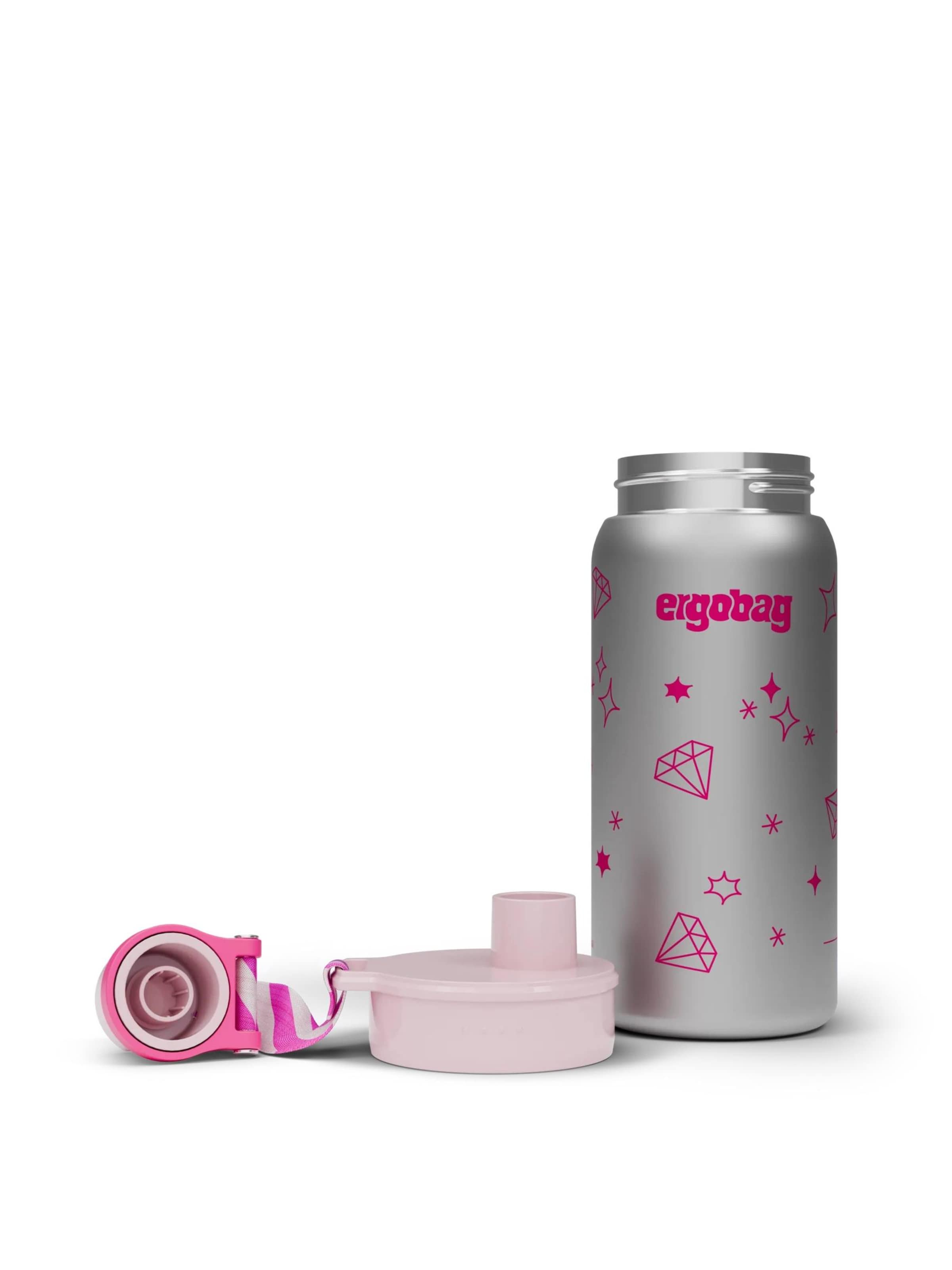 ergobag Drinking Bottle 'Trinkflasche Edelstahl Trinkflasche' in Pink