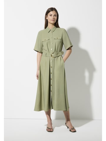 MORE & MORE Shirt Dress in Green: front