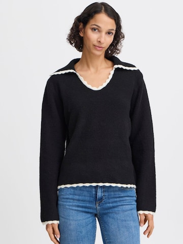 Pull-over 'Ninna' b.young en noir : devant