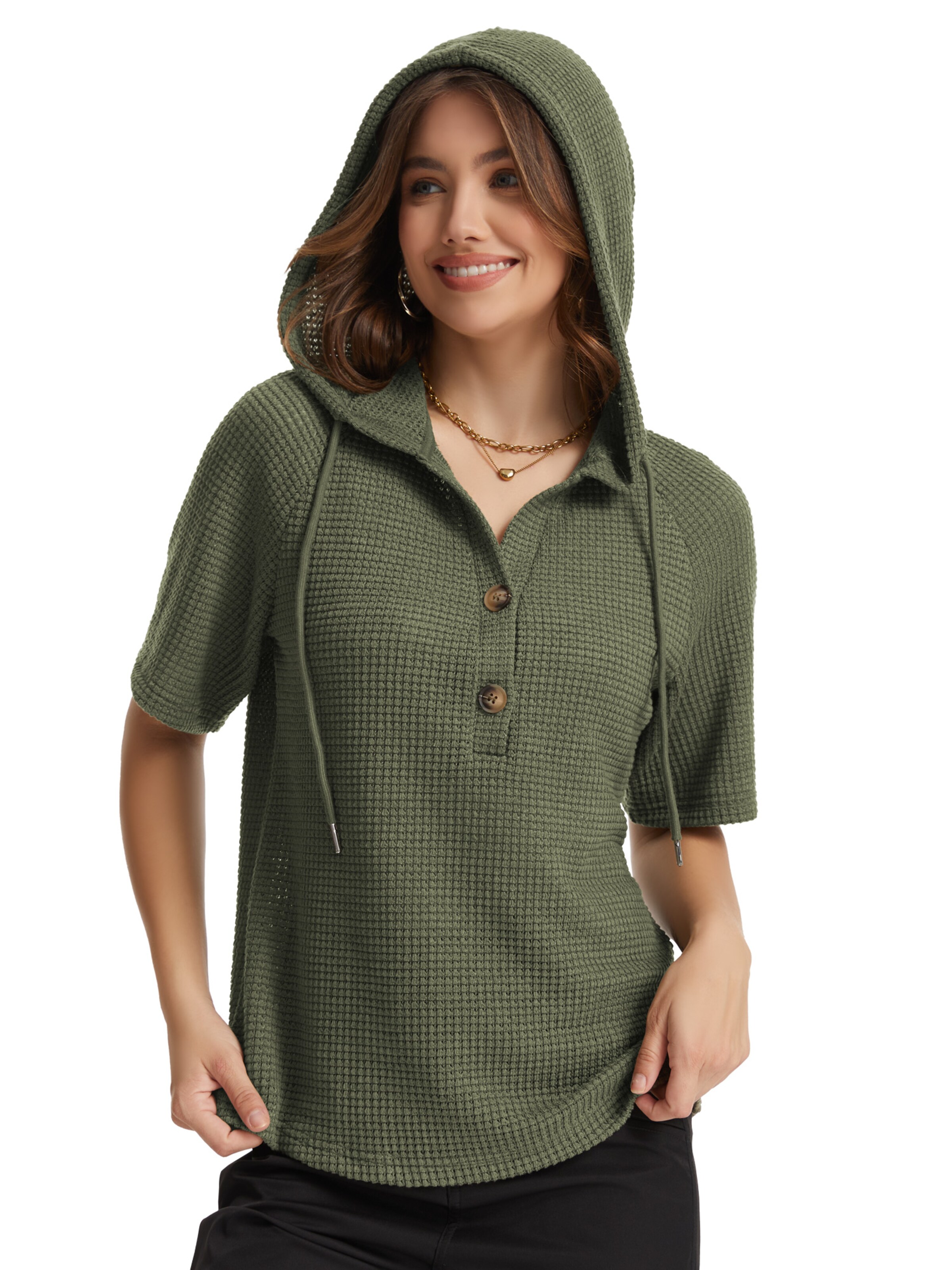 MEETWEE Sweater 'Tops' in Green