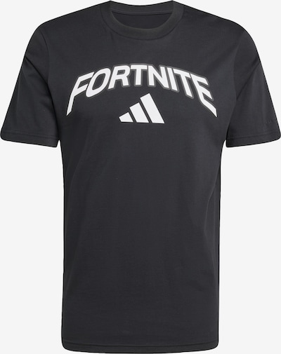 Sportiniai marškinėliai 'X Fortnite' iš ADIDAS SPORTSWEAR, spalva – juoda / balta, Prekių apžvalga