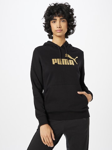 PUMA Sweatshirt 'Essential' in Schwarz: predná strana