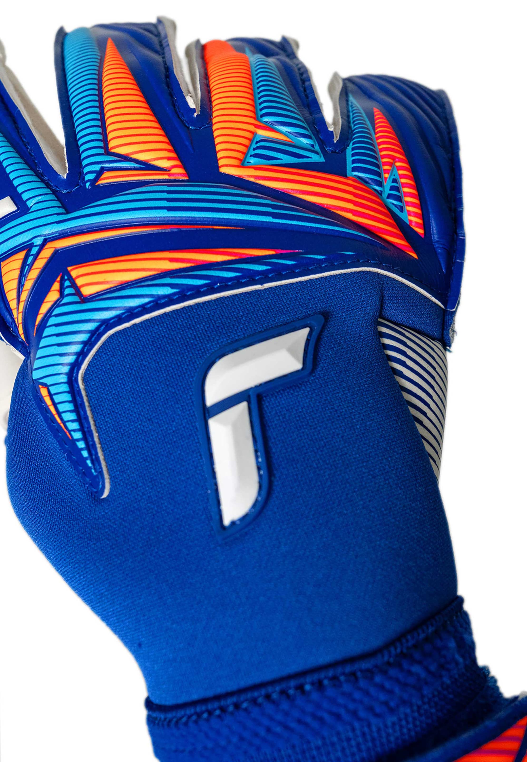 REUSCH Sports gloves 'Attrakt Gold X Evolution' in Blue