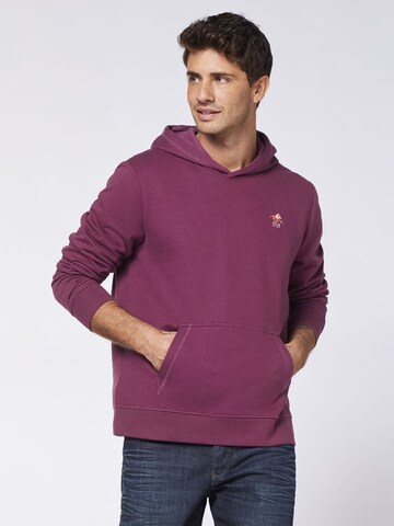 Polo Sylt Sweatshirt in Lila: Vorderseite
