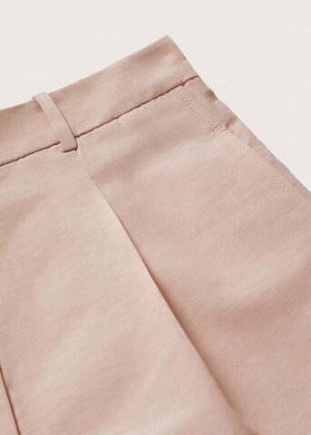 Loosefit Pantaloni con pieghe di MANGO in rosa