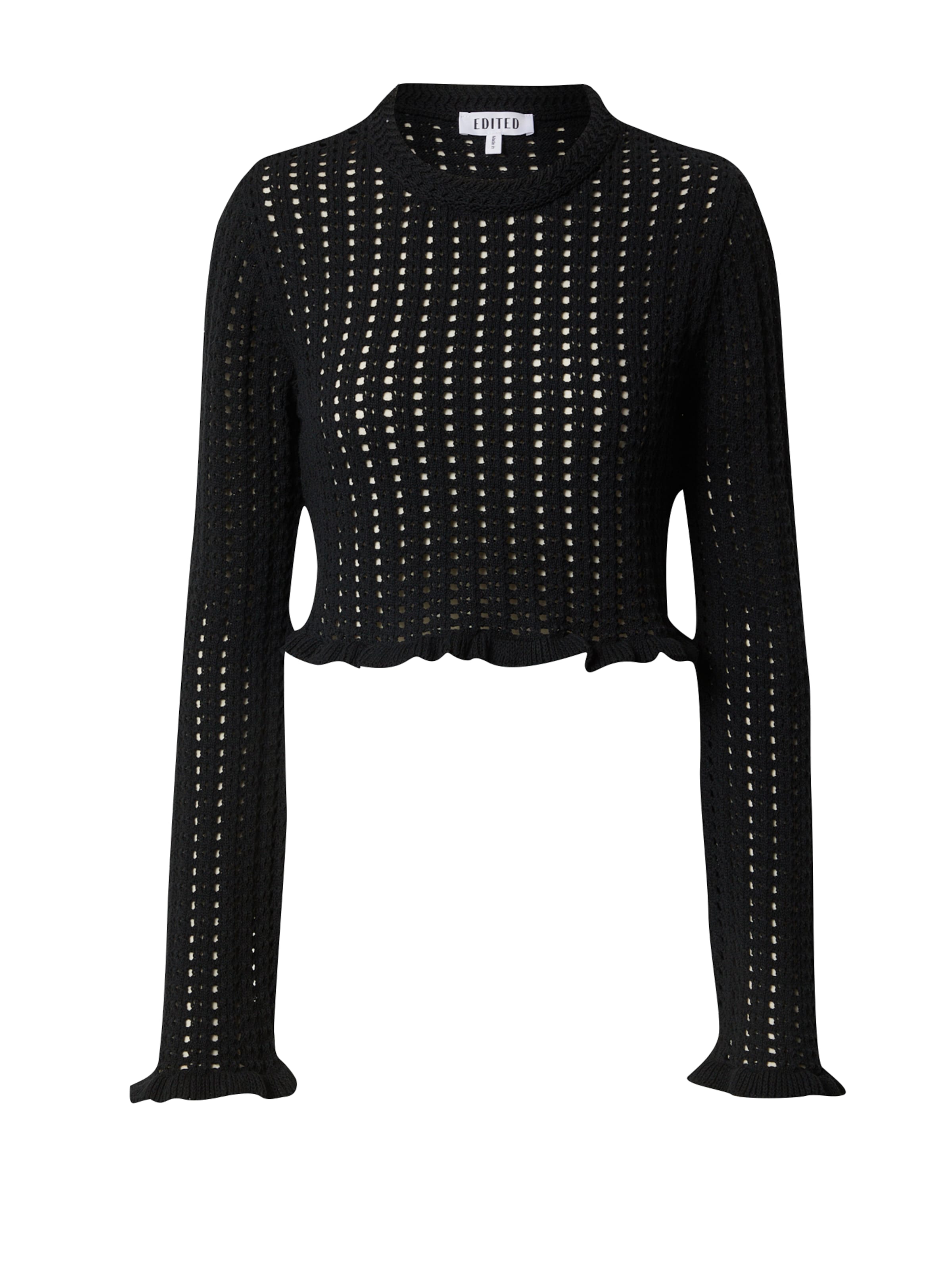 EDITED Trui 'Gila' in Zwart: voorkant