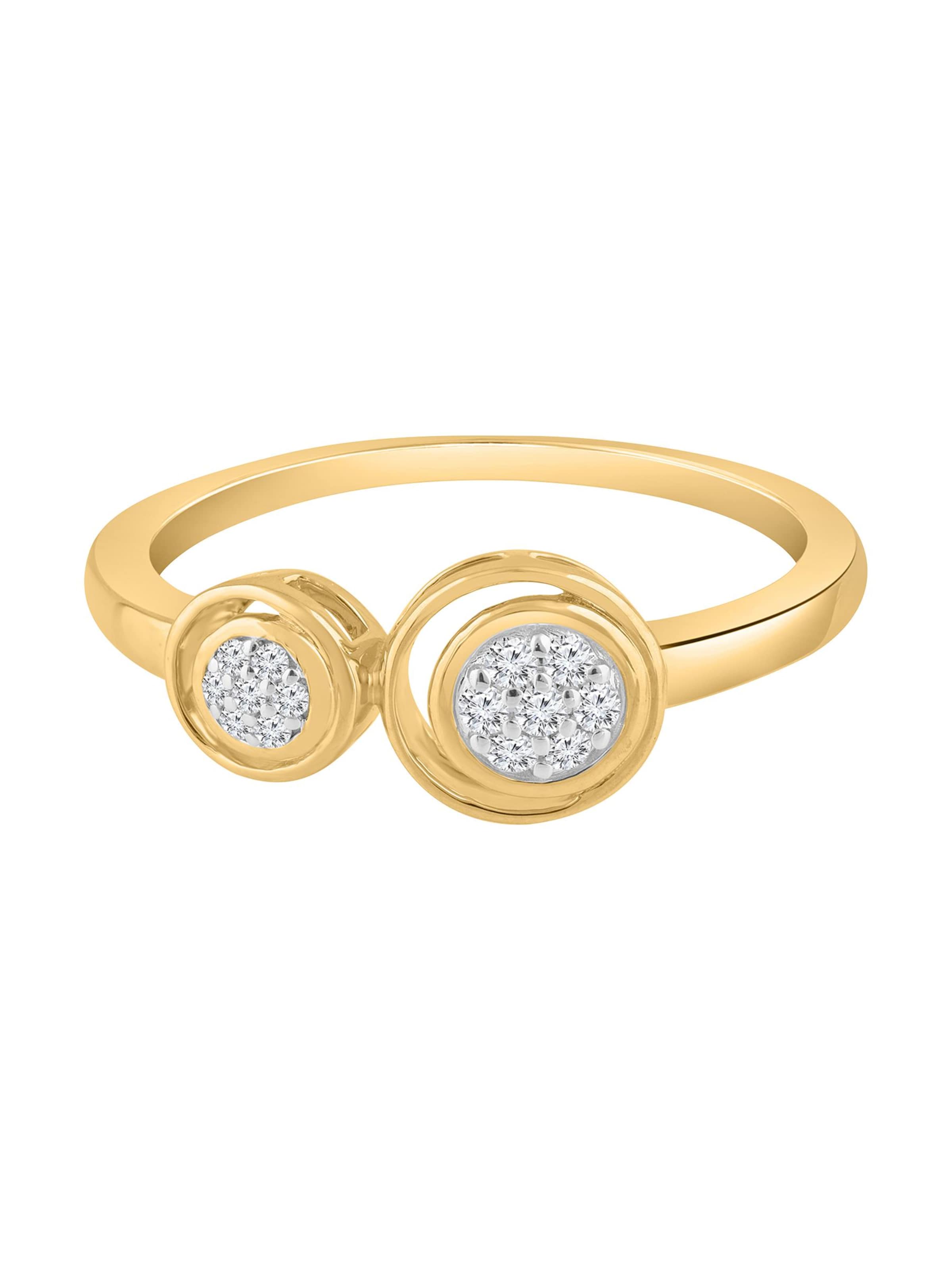 Diamant Exquis Ring in Gold: front