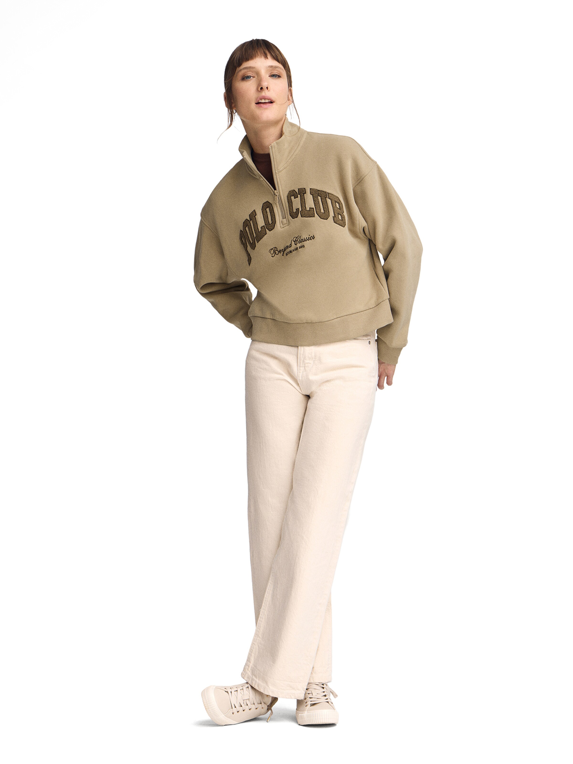 Polo Club Sweatshirt in Brown