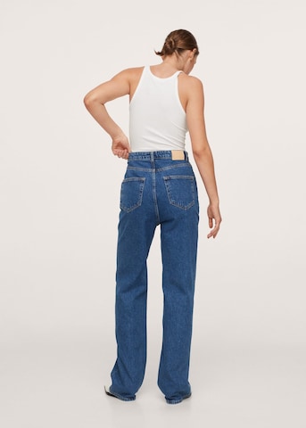 MANGO Wide leg Jeans 'Fiby' in Blauw