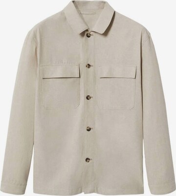 Veste mi-saison 'Lent' MANGO MAN en beige : devant