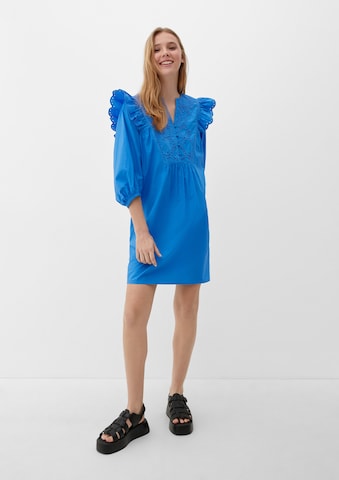 Robe-chemise QS en bleu