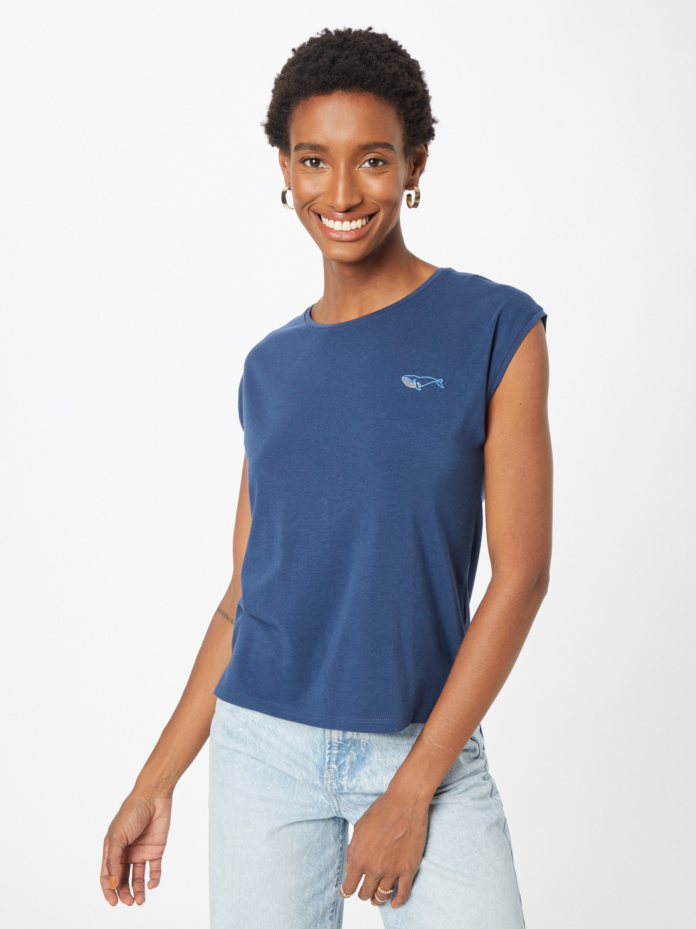 Frauen Shirts & Tops GREENBOMB T-Shirt in Indigo, Hellblau - ET61978 Frauen Shirts & Tops GREENBOMB T-Shirt in Indigo, Hellblau - ET61978