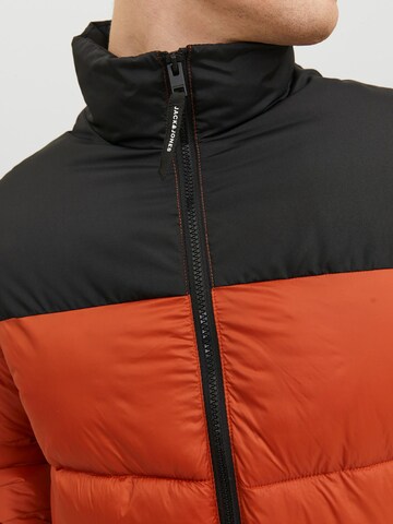 JACK & JONES Winter jacket 'TOBY' in Orange