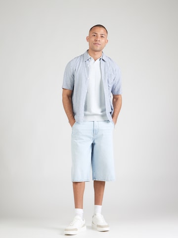 Pulover 'The Mercury' de la Dstrezzed pe albastru