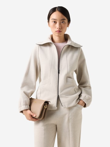 BOGNER Sweatjacke 'Tasha' in Weiß: Vorderseite