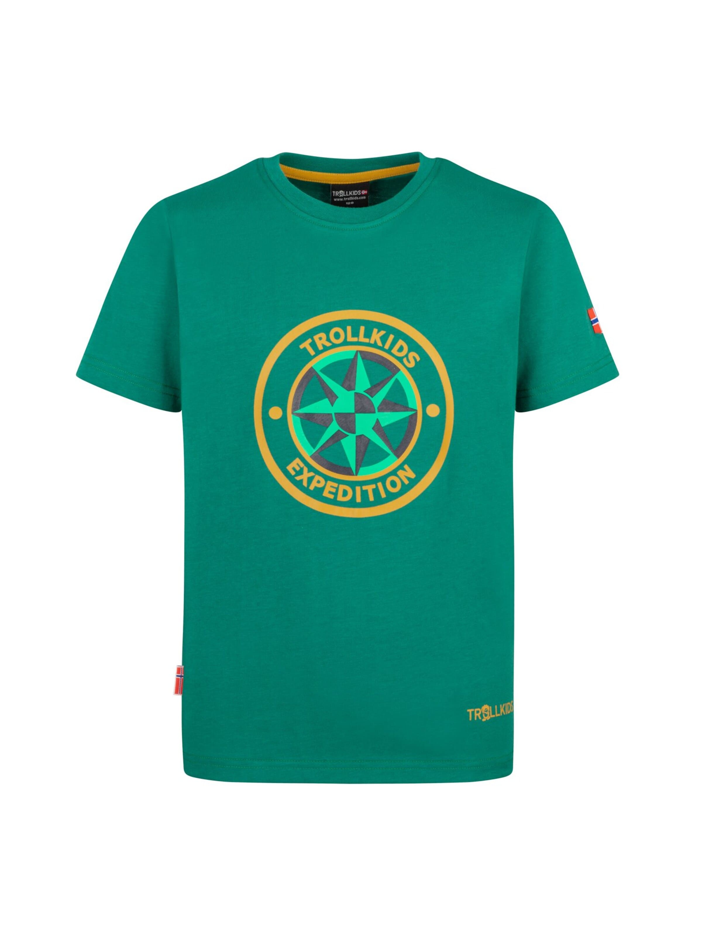 TROLLKIDS Performance Shirt in Green: front