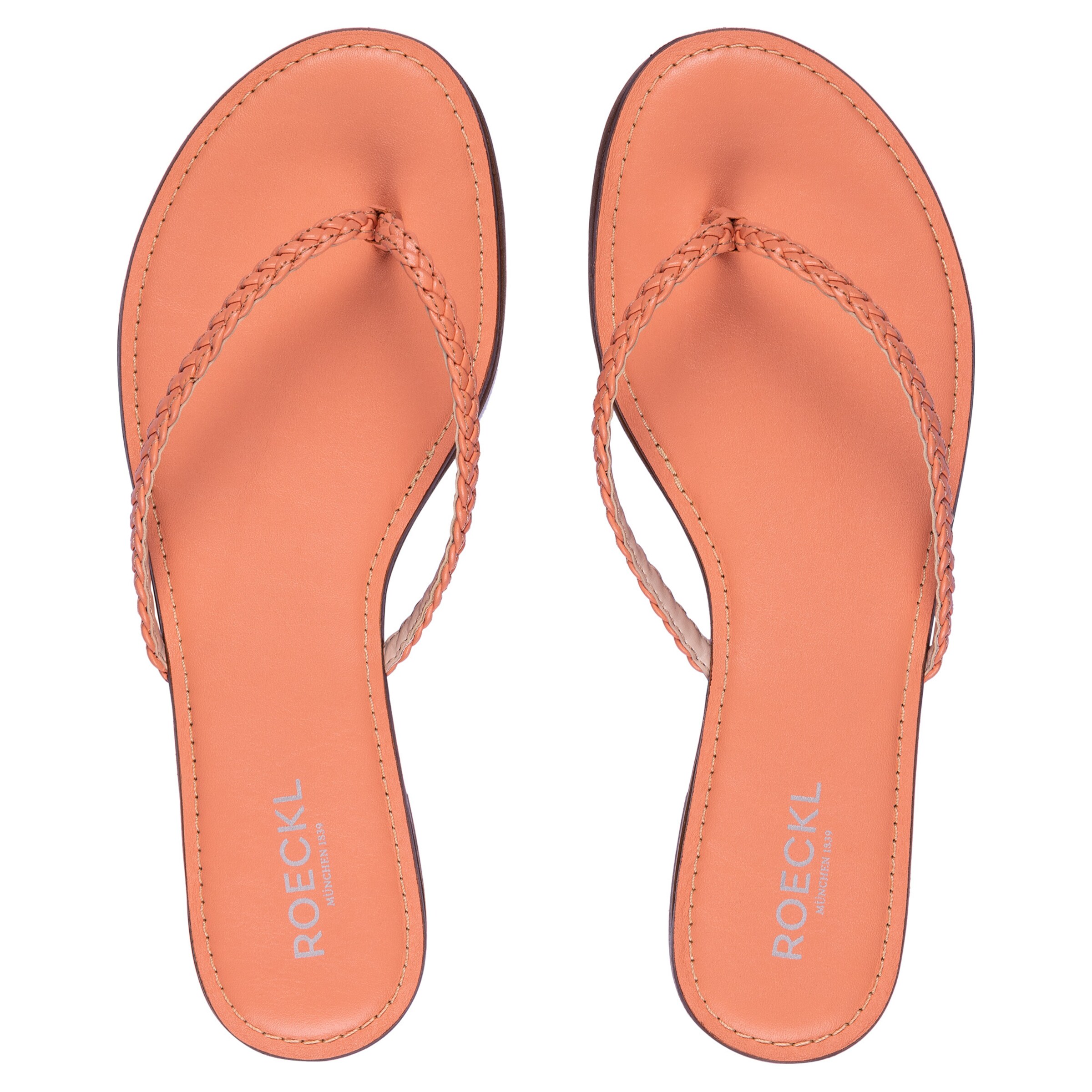 Roeckl Teenslipper 'BECKY ZEHENSANDALE' in Oranje: voorkant