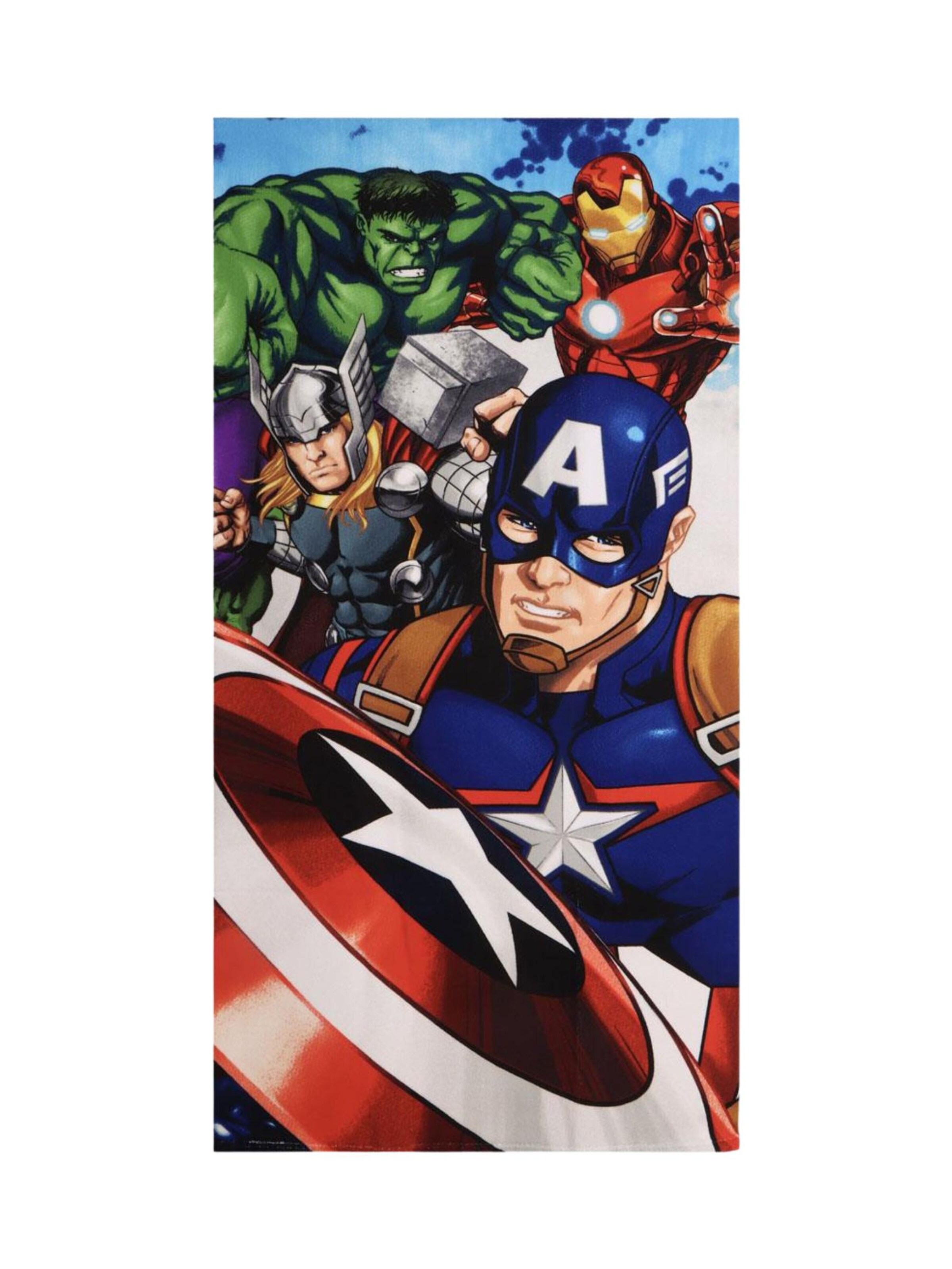 DISNEY Beach Towel 'Avengers' in Mixed colors: front