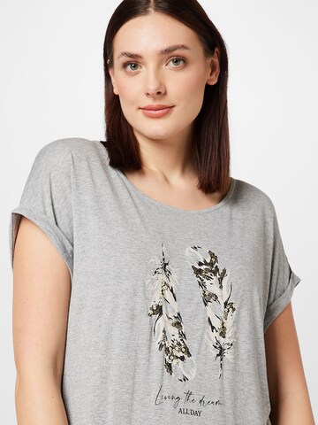 ABOUT YOU Curvy Shirt 'Maja' in Grey