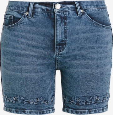 Ulla Popken Regular Jeans in Blauw: voorkant