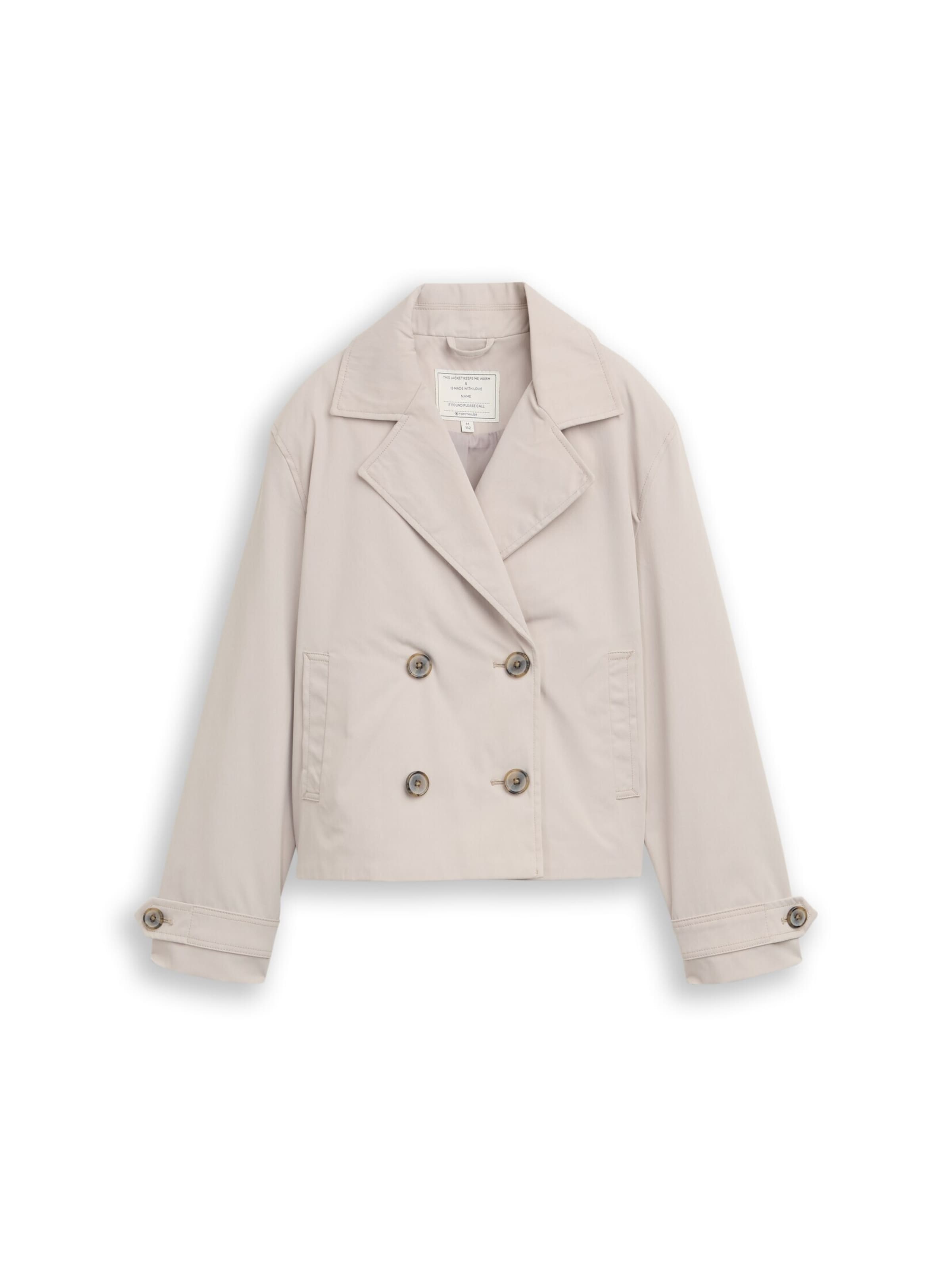 TOM TAILOR Between-Season Jacket in Grey: front