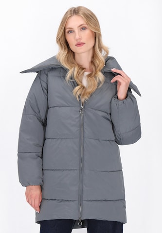 Manteau d’hiver DreiMaster Maritim en gris : devant
