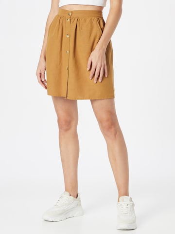 PIECES Skirt 'Sunna' in Brown: front