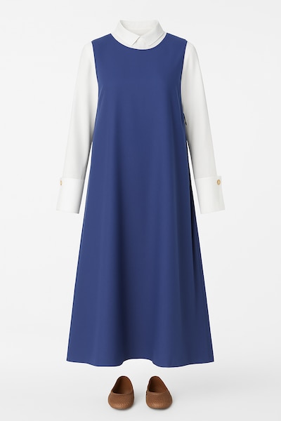 Touche Prive Dress in marine blue, Item view