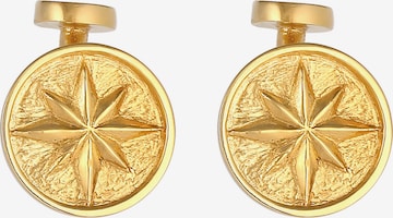 KUZZOI Cufflinks in Gold: front