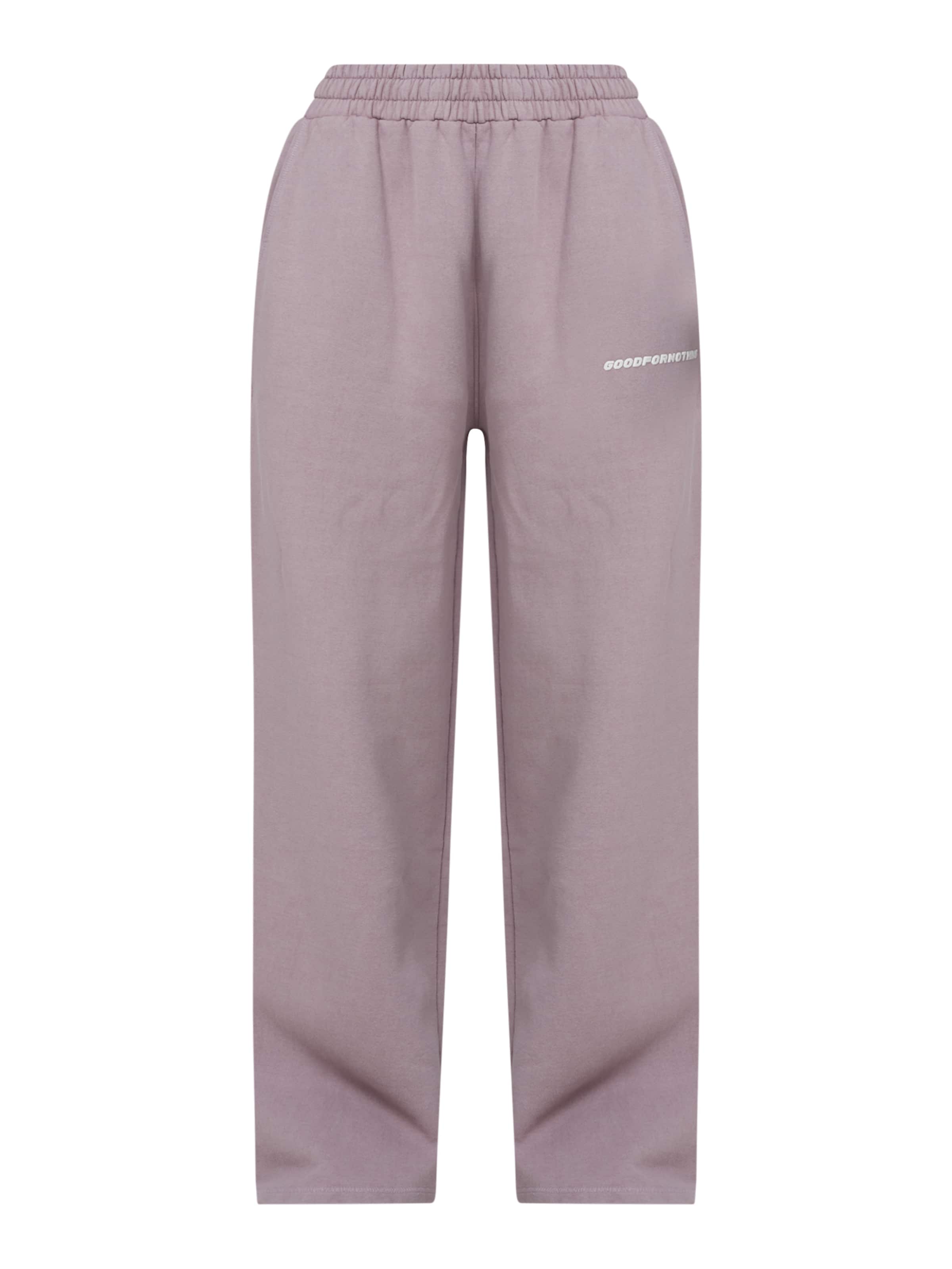 Good For Nothing Loosefit Broek in Roze: voorkant
