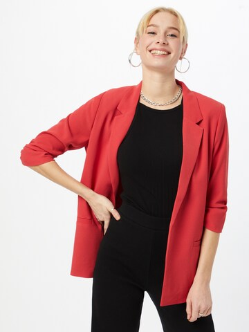 SOAKED IN LUXURY - Blazer 'Shirley' em vermelho: frente