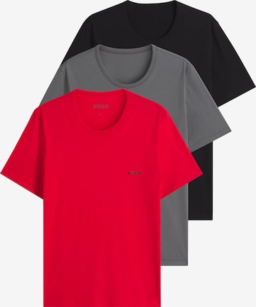 HUGO - Camiseta térmica en gris: frente