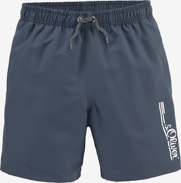 s.Oliver Swim Trunks in Blue: front