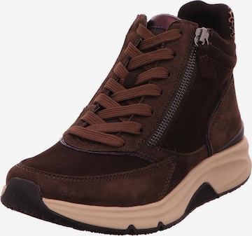 Gabor Rollingsoft Sneakers in Brown: front
