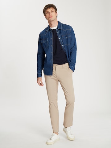 CROSS JEANS Regular Hose 'F 194' in Beige