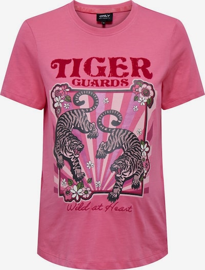 Only Maternity Shirt in de kleur Pink / Rood / Zwart / Wit, Productweergave