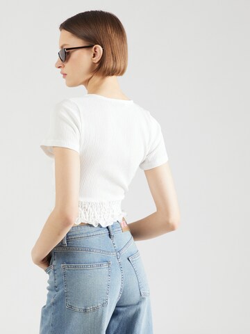 T-shirt 'Paula' ABOUT YOU en blanc