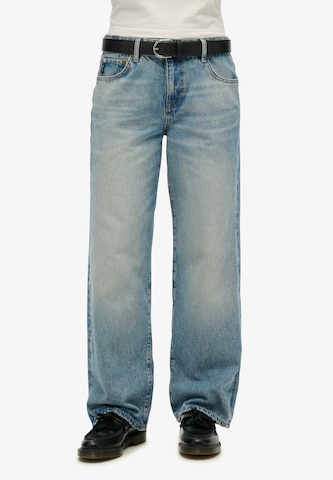 Superdry Wide leg Jeans in Blue: front