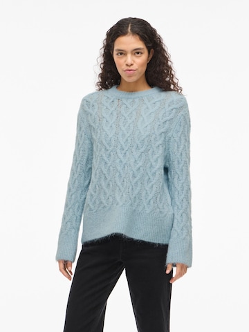 VILA Sweater in Blue: front