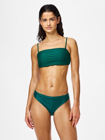 Bandeau Hauts de bikini 'PCBAOMI' PIECES en vert : devant