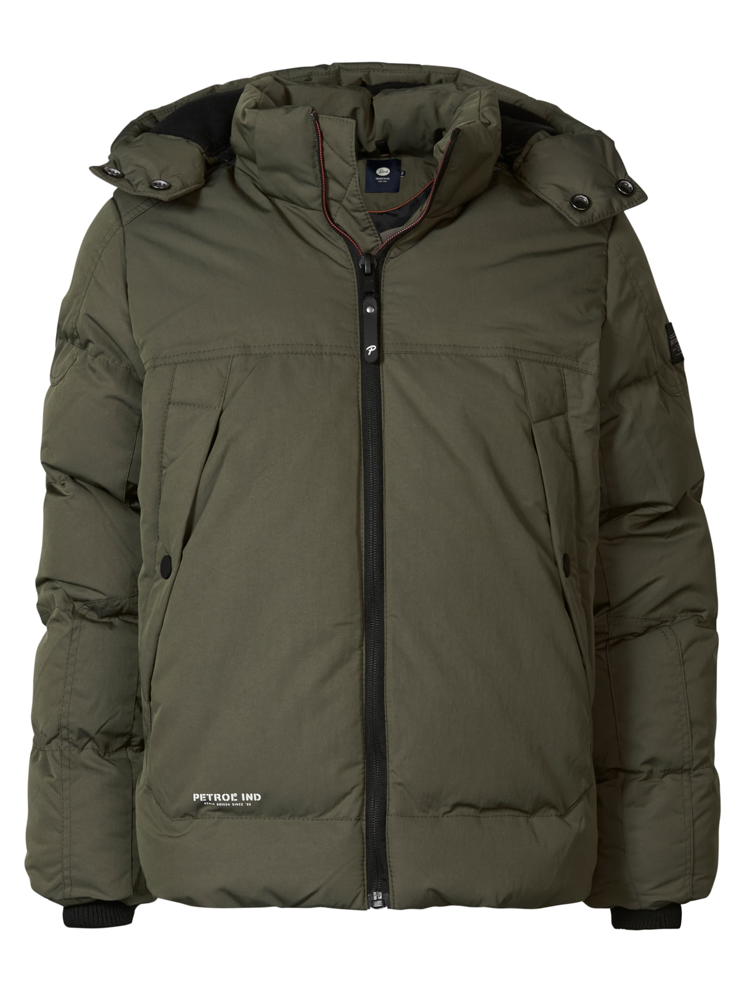 Petrol Industries Winterjas 'Nikiski' in Groen: voorkant
