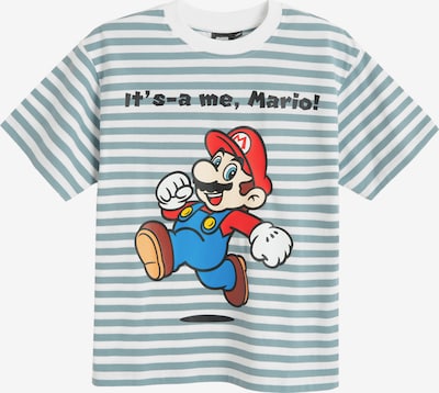 98 dydžio Marškinėliai 'SUPER MARIO' iš Cool Club, spalva – mėlyna / žalsvai mėlyna / raudona / balta, Prekių apžvalga